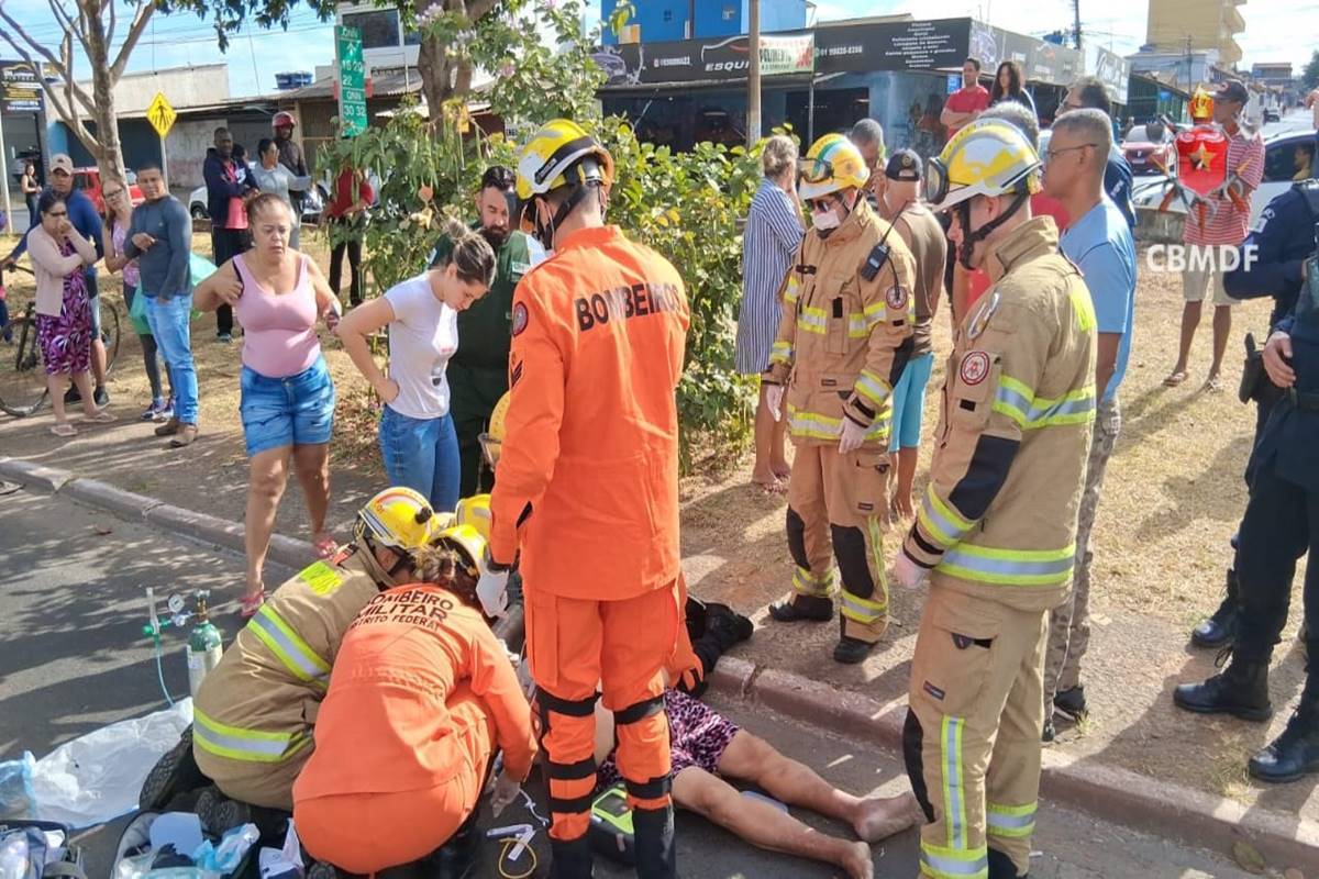 Idosa de 78 anos morre ao ser atropelada por caminhonete no DF