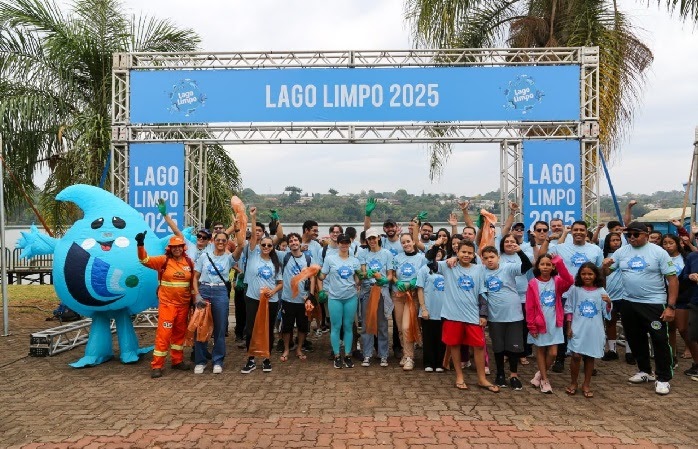 Adasa realiza 13ª edição do Lago Limpo no Deck Norte do Lago Paranoá