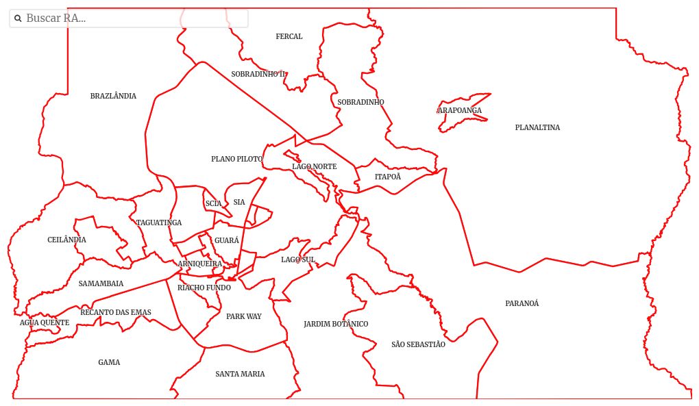Mapa do fogo: área queimada este ano no DF equivale à de 13 cidades juntas