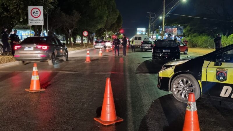 Fiscalização no DF autua 46 motoristas por embriaguez ao volante no fim de semana