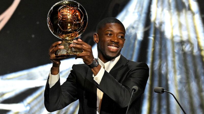 Após conquista de Dembélé, França atinge marcas na Bola de Ouro