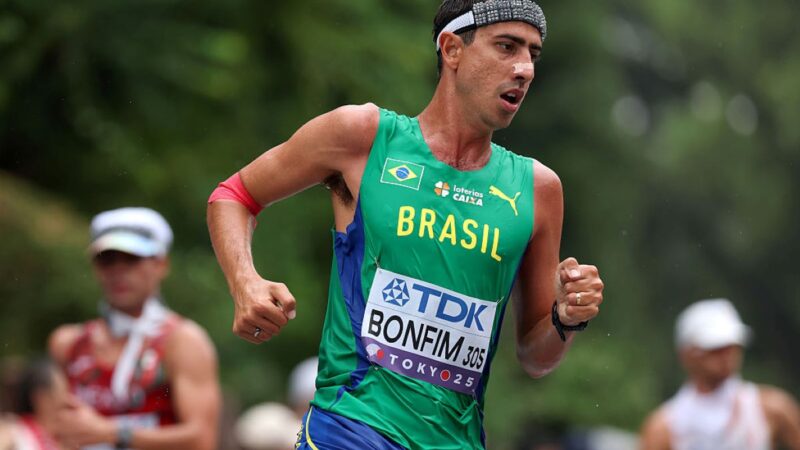 Caio Bonfim, do DF, conquista prata inédita no Mundial de Atletismo