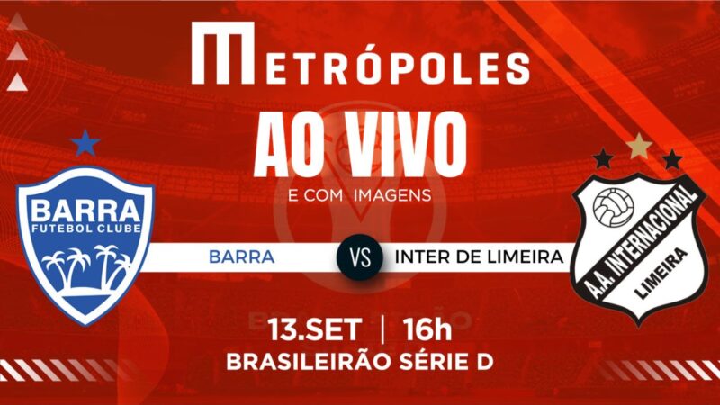 Série D: assista ao vivo e com imagens Barra-SC x Inter de Limeira-SP