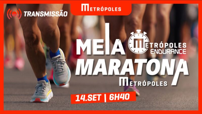 Acompanhe ao vivo a Meia Maratona Metrópoles