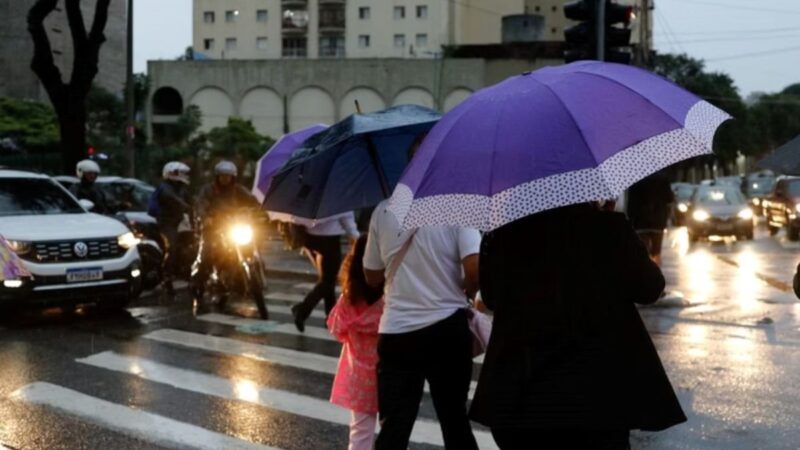 Quarta terá chuvas no Sul, manhã fria e tarde quente no centro do país