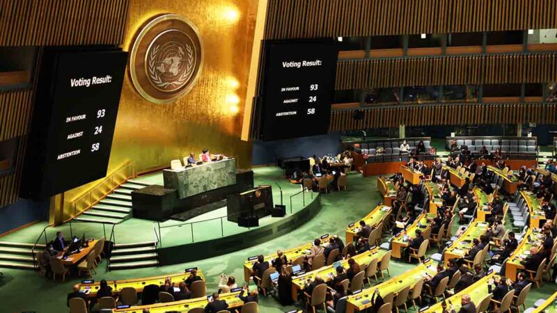 EUA e Israel rejeitam resolução da ONU sobre guerra em Gaza