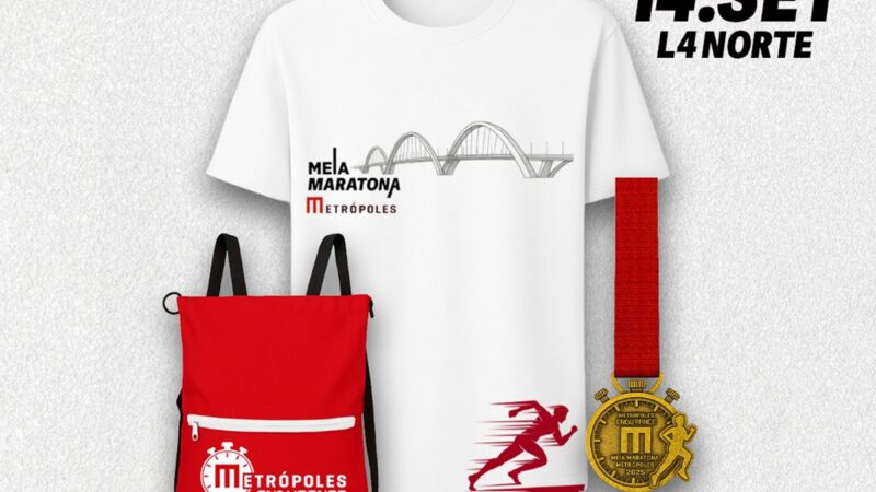 Meia Maratona Metrópoles: confira itens do kit atleta e onde retirar