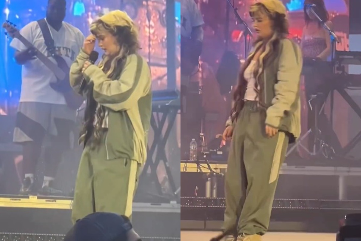 Vídeo: cantora desmaia em apresentação de festival e preocupa fãs