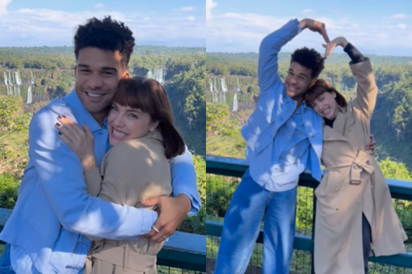 Alice Wegmann reage a pergunta sobre “cecê” de Cauã Reymond