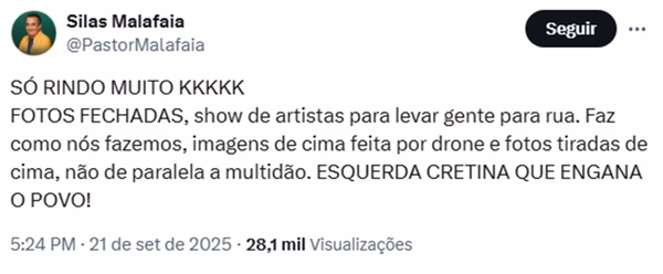 Nikolas debocha de atos contra blindagem: “Nem com Rouanet vingou”