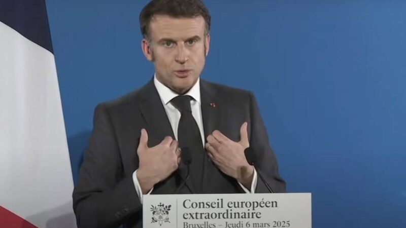 Macron: 26 países apoiam força de segurança para a Ucrânia