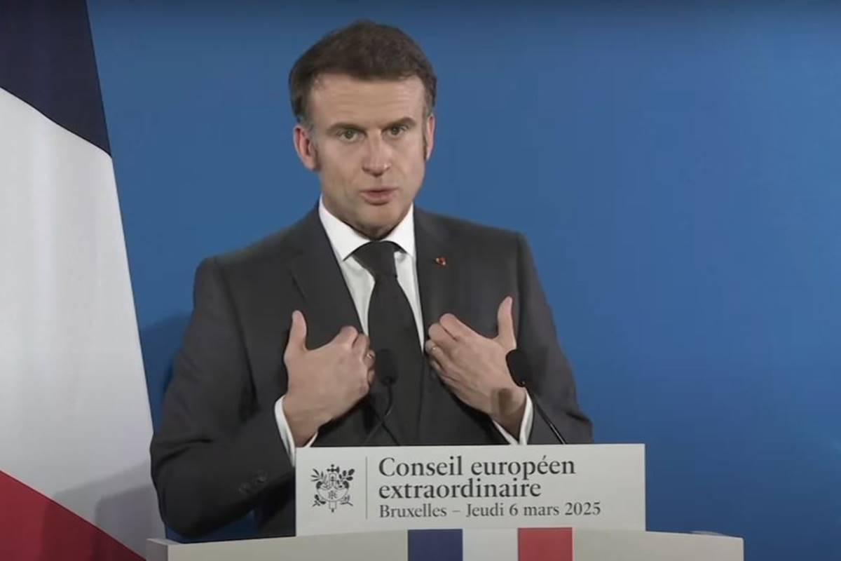 Macron: 26 países apoiam força de segurança para a Ucrânia
