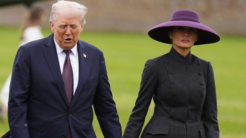 Protestos marcam chegada de Trump, que busca comércio com Reino Unido