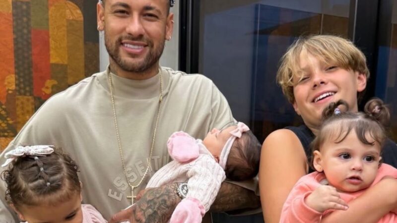 Neymar encanta ao compartilhar foto com a filha caçula Mel; veja