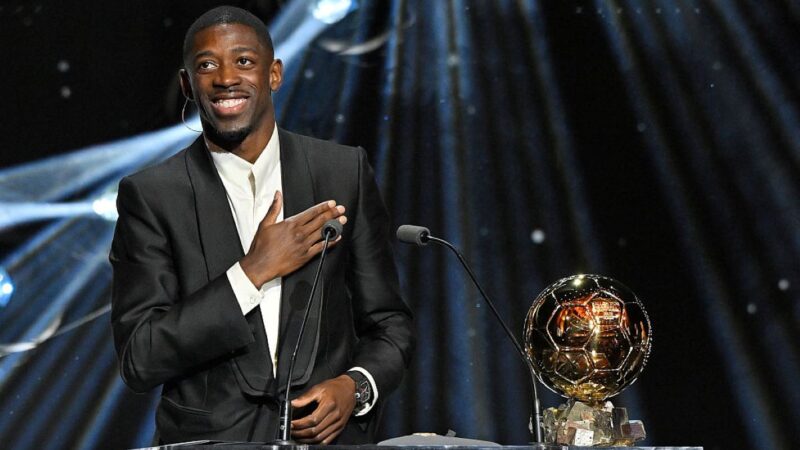 Com a Bola de Ouro, Dembélé entra para seleta lista do futebol. Veja