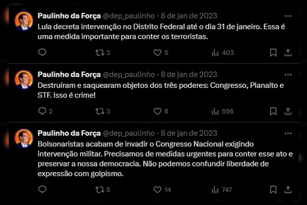 Anistia: relator chamou grupos do 8/1 de “terroristas” e apoiou Moraes