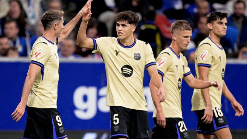 Barcelona vence Real Oviedo e permanece invicto no Campeonato Espanhol