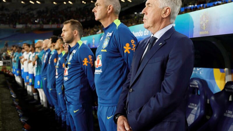 Sob comando de Ancelotti, Seleção Brasileira alcança marca defensiva