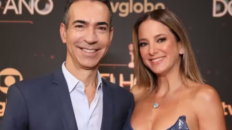 Ticiane Pinheiro celebra ida de Cesar Tralli para o JN: “Talento”