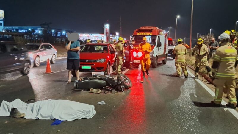 Motociclista morre após colisão violenta contra Audi Q5 na BR-060