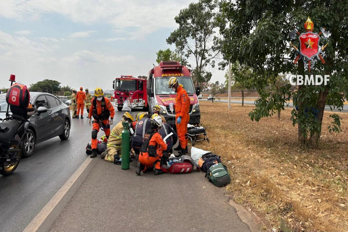 Mulher de 76 anos morre atropelada na BR-020, em Sobradinho