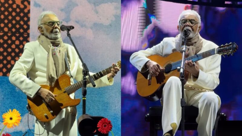Gilberto Gil retoma turnê após morte da filha: “A Pretinha cantou comigo”