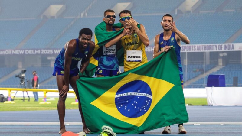 Brasil assume liderança no quadro de medalhas