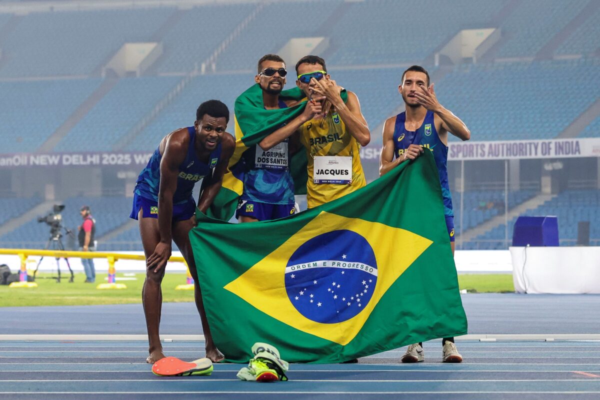 Brasil assume liderança no quadro de medalhas