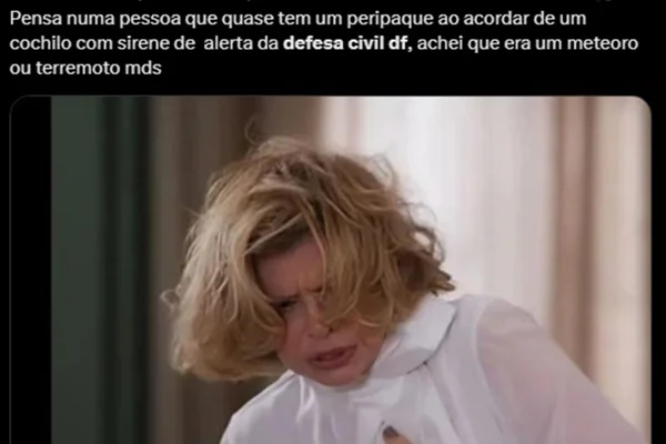 Alerta da Defesa Civil no celular surpreende brasilienses. Veja