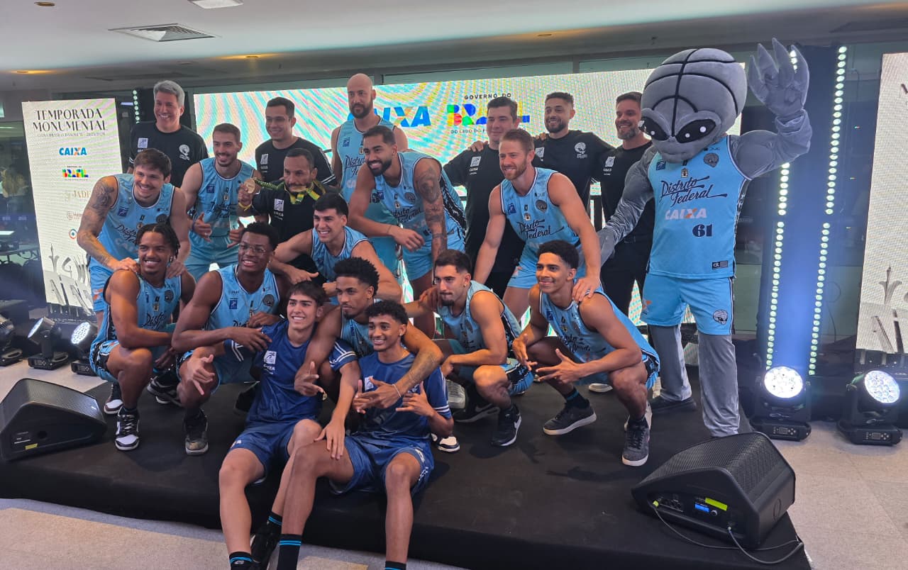 Brasília Basquete apresenta equipe em busca do tetra do NBB