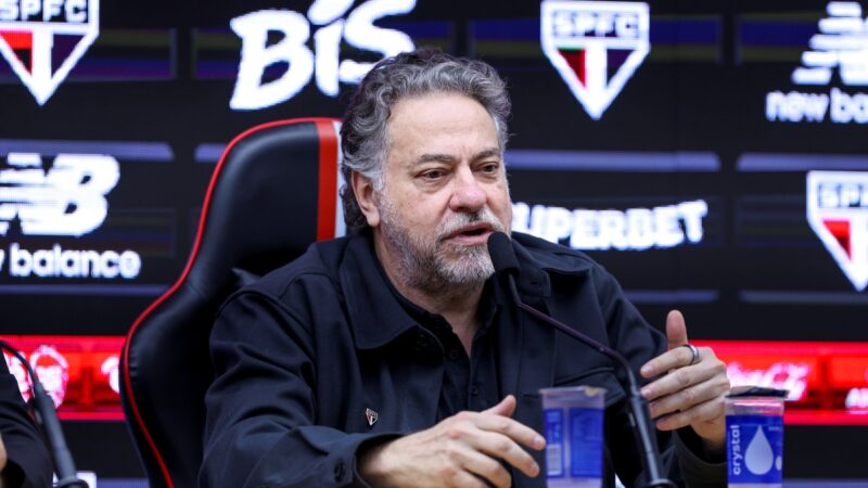 “Período de sacrifícios”, destaca presidente do São Paulo em nota