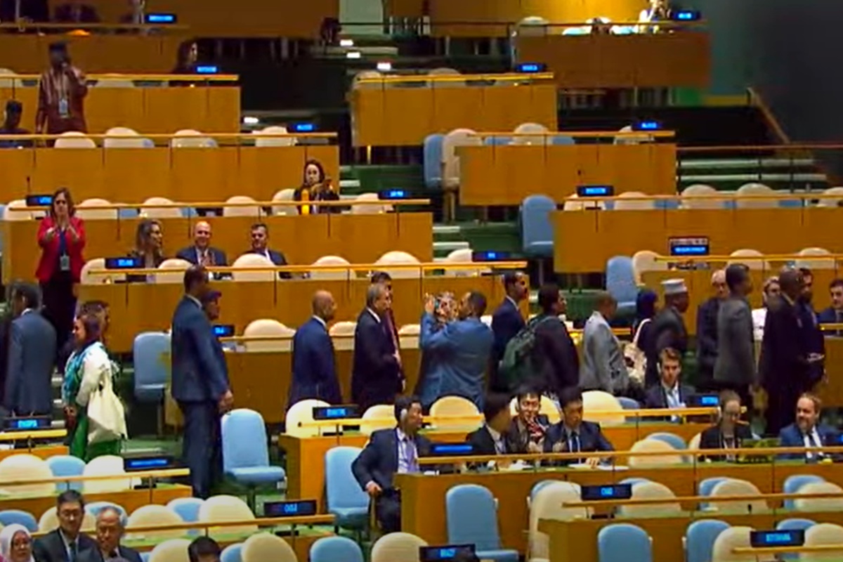 Em protesto, delegações deixam ONU durante discurso de Netanyahu