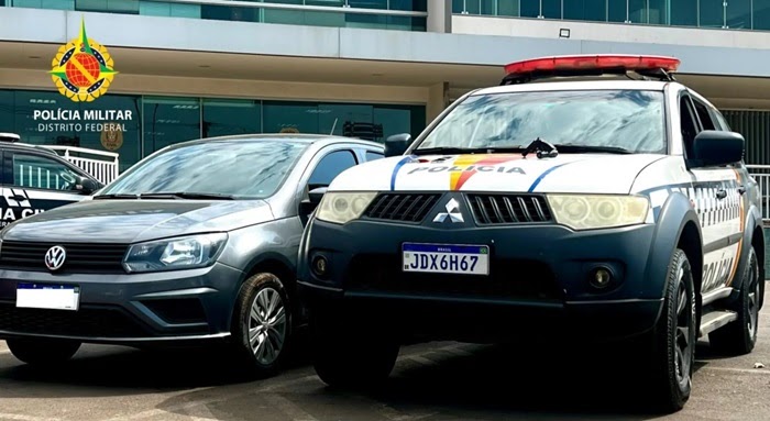 Em uma ação rápida e eficiente PMDF recupera carro de motorista de app que foi roubado