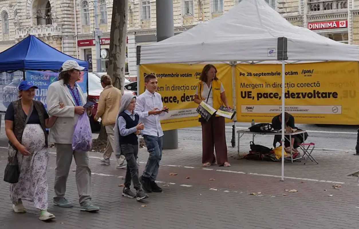 Partido pró-Europa lidera eleição parlamentar na Moldávia