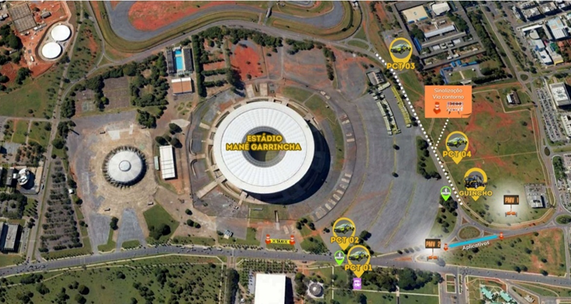 Show da cantora Katy Perry altera o trânsito no Eixo Monumental nesta sexta-feira (19)