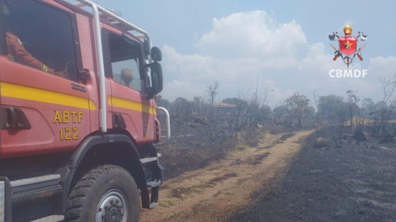 Brasília em chamas: DF registrou 29 ocorrências de incêndio nessa 3ª