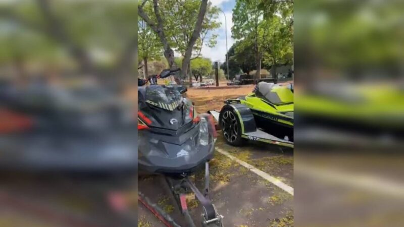 Agiotas do Comboio curtiam lago em frota de jet skis de R$ 500 mil