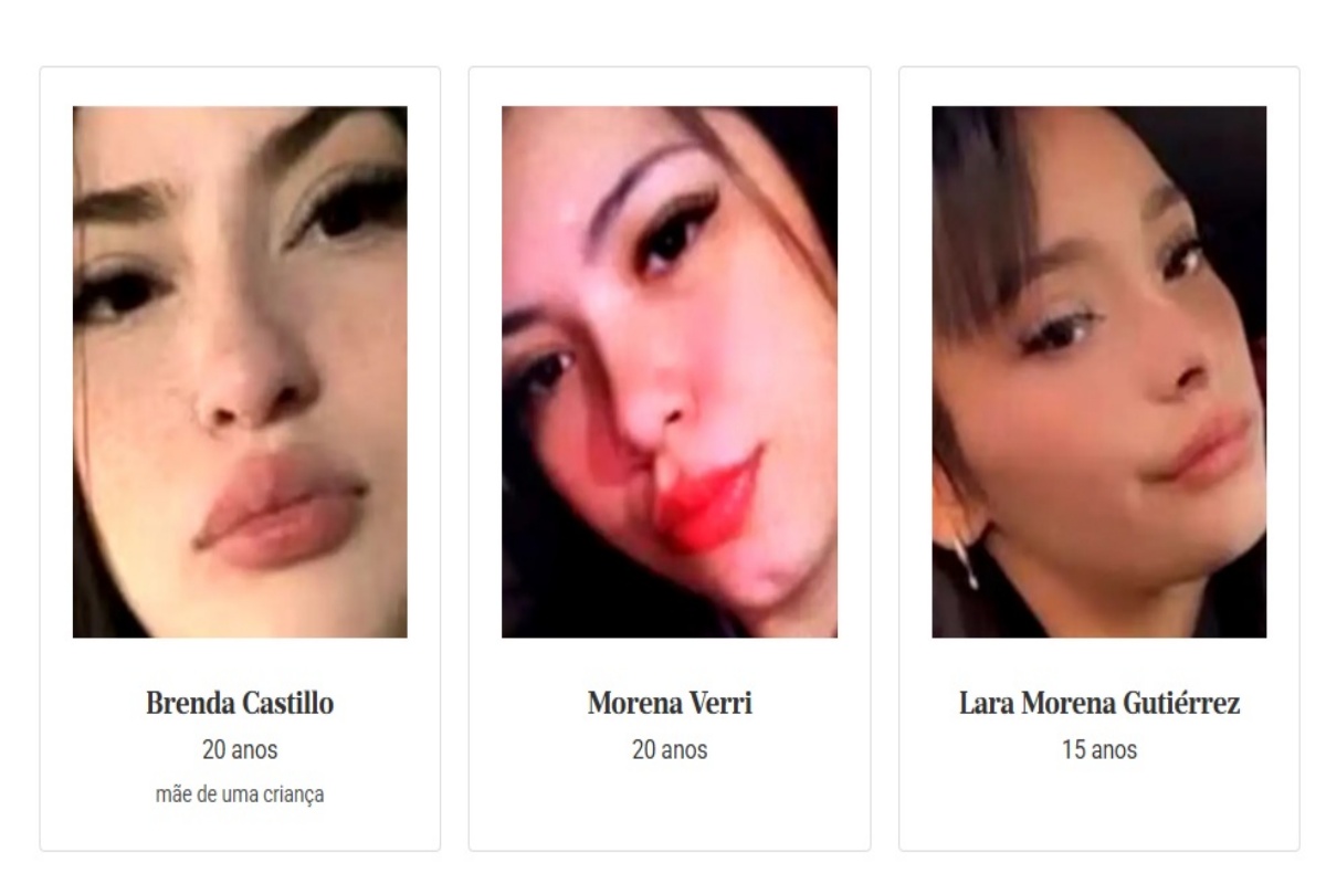 Jovens argentinas são assassinadas ao vivo em rede social