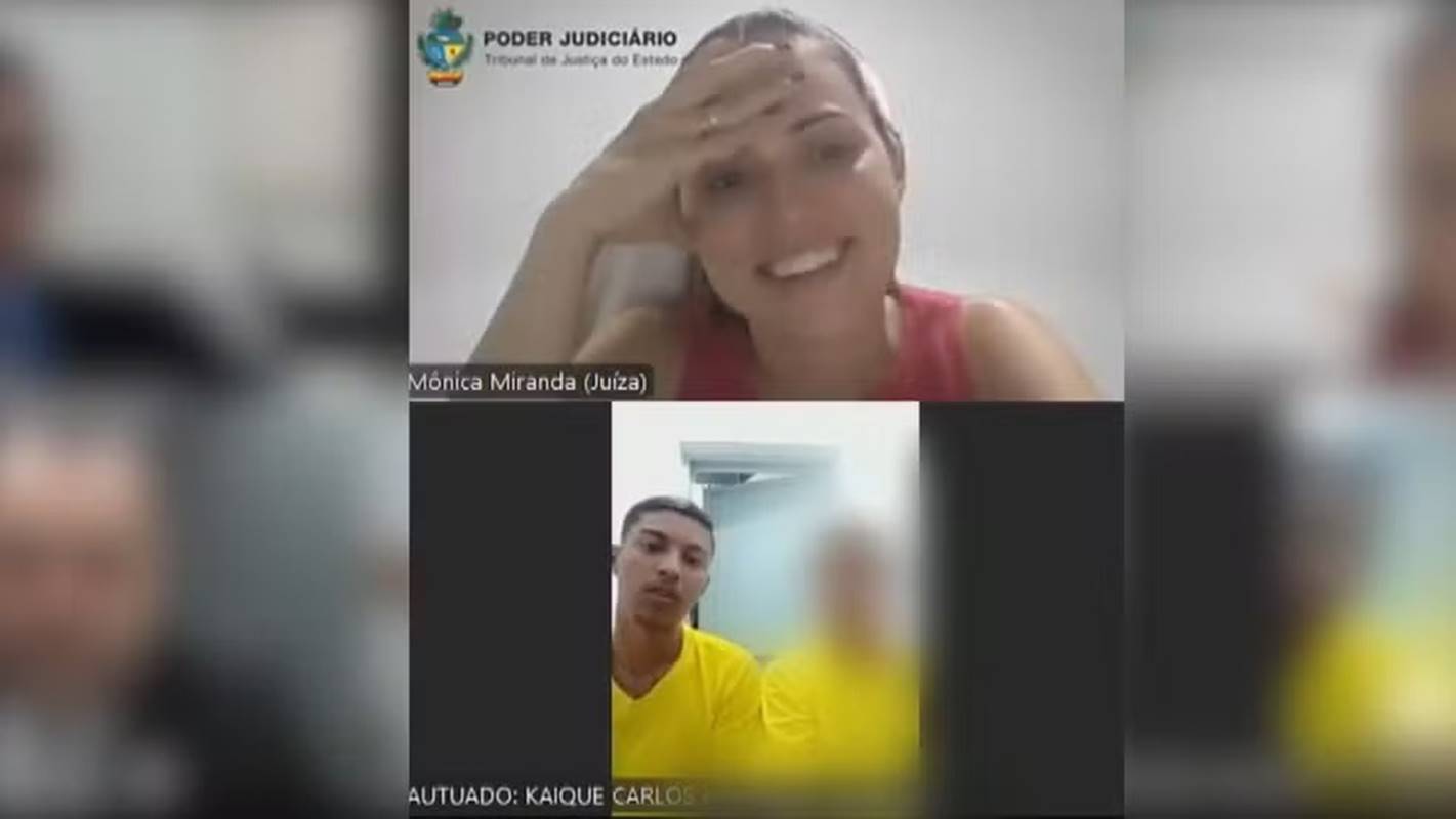 Juíza brinca ao reencontrar preso em audiência: “Aqui de novo?”; vídeo