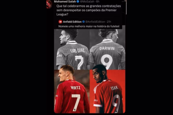 Salah dá invertida em fã do Liverpool e defende ex-companheiros