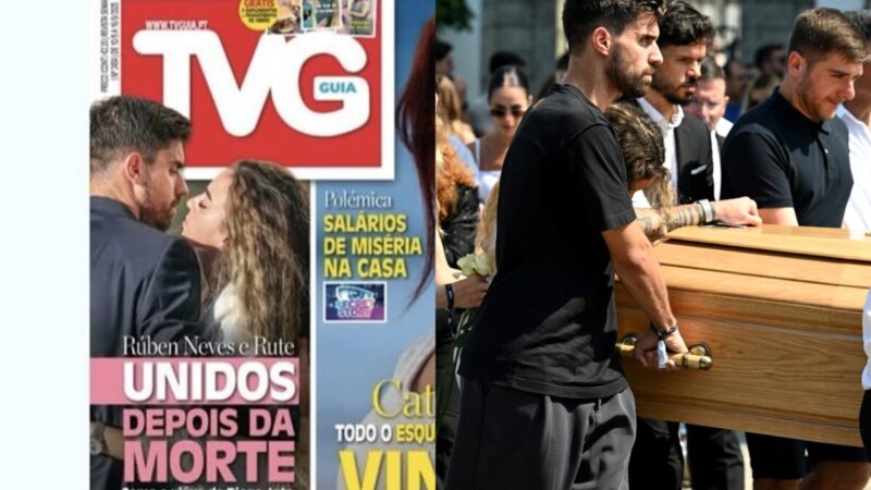 Rúben Neves se revolta após revista sugerir romance com esposa de Jota