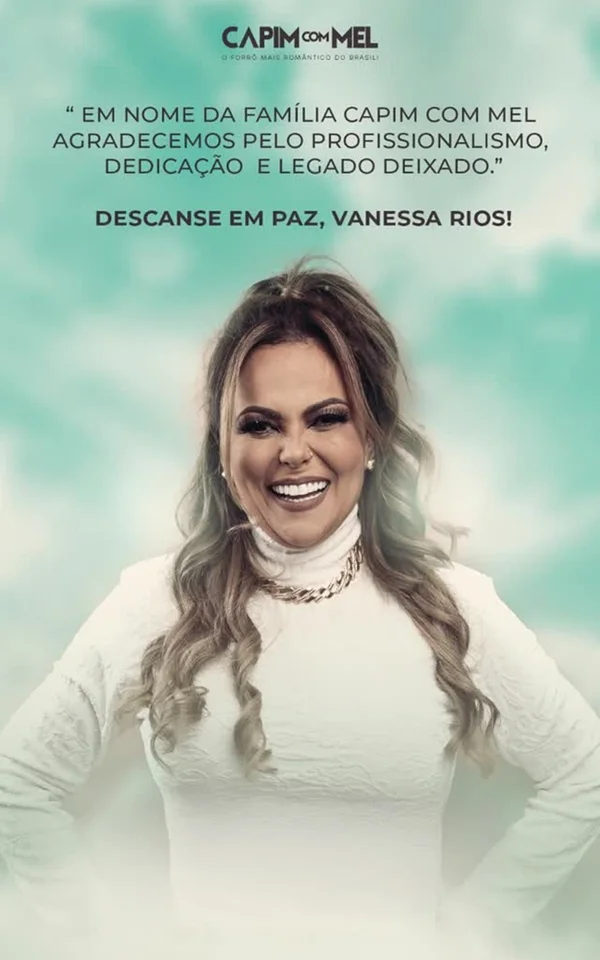 Ex-marido detalha luta da cantora Vanessa Rios contra câncer raro