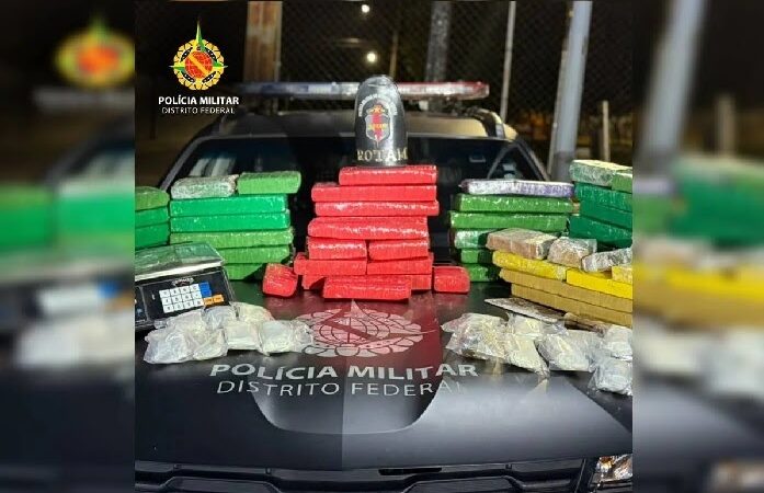 Prejuízo ao tráfico PMDF apreende drogas avaliadas em R$ 500 mil