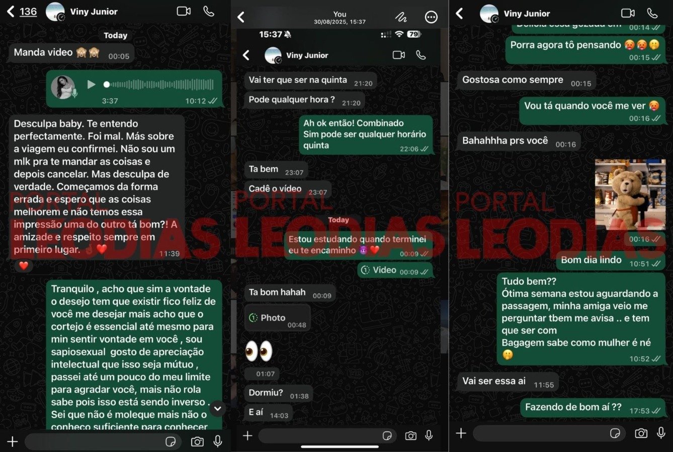 Mais uma! Veja prints de Vini Jr. com a 2ª modelo que o expôs