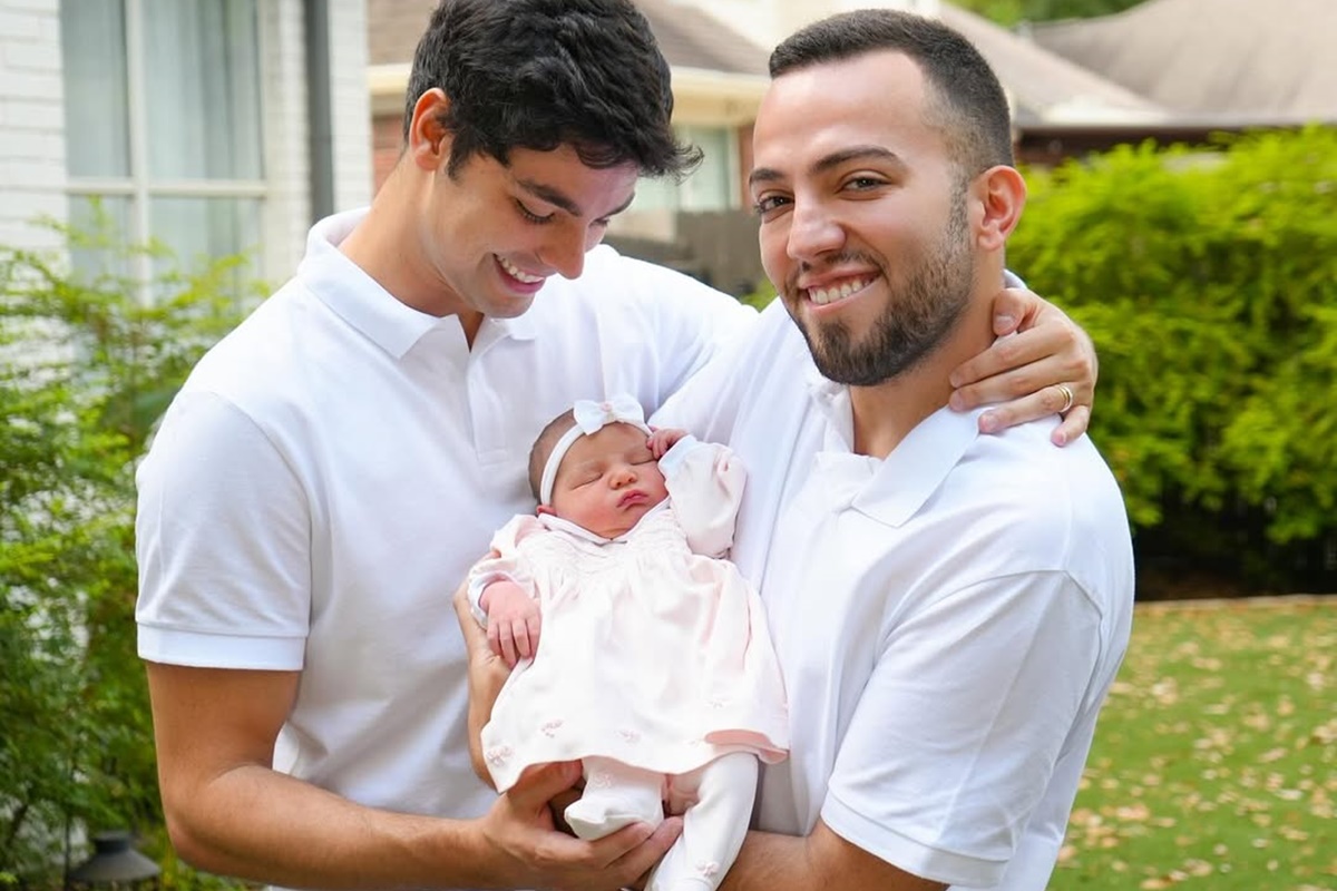 Lucas Rangel e Lucas Bley postam primeiro ensaio fotográfico da filha