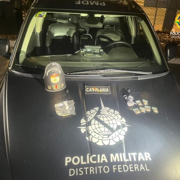 Prisão por tráfico mobiliza PMDF no Recanto das Emas