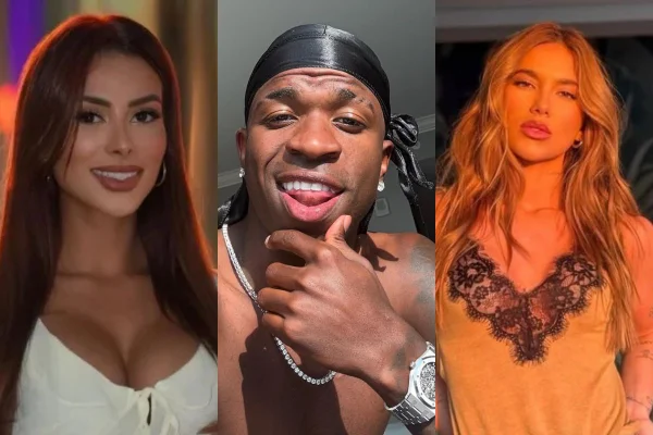 As oito mulheres apontadas como affairs de Vini Jr. em 2025