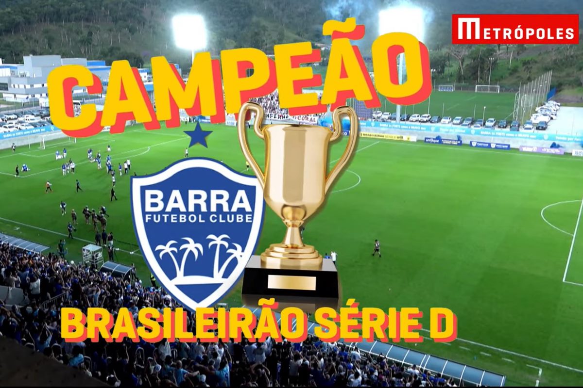 Barra-SC derrota o Santa Cruz-PE e é campeão pela 1ª vez da Série D