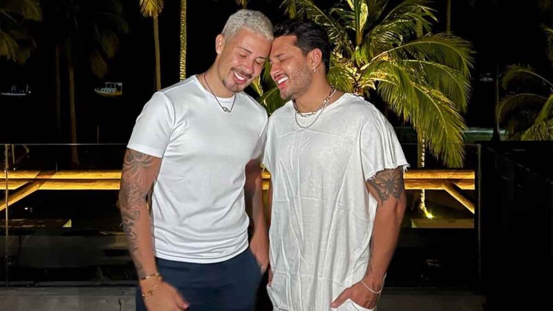 Carlinhos Maia flerta com Lucas Guimarães e dá indícios de reconciliação