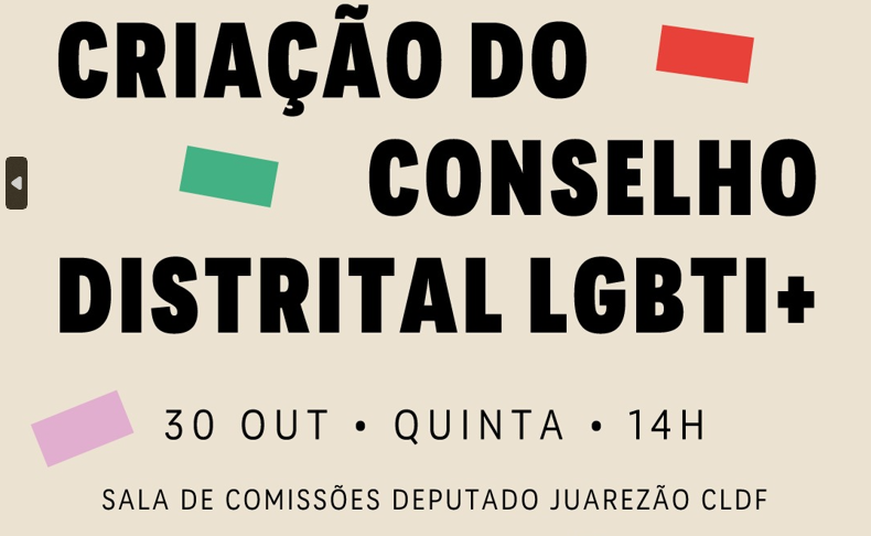 Criação do Conselho Distrital LGBTI+ será debatida na CLDF